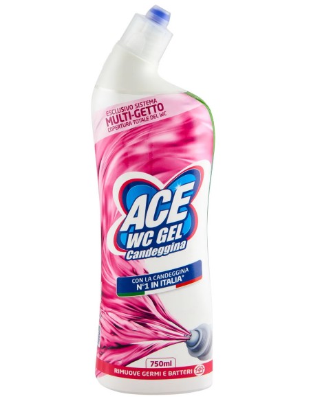 Ace Wc Gel 750ml - Candeggina - Rimuove Germi E Batteri